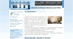 Desktop Screenshot of laboratoire-duquaivalliere.fr