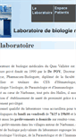 Mobile Screenshot of laboratoire-duquaivalliere.fr